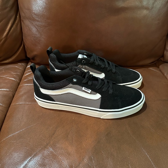 Vans Men's Black and Gray Sneakers - Picture 1 of 7